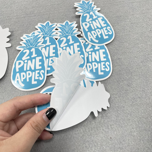 Personalized Packaging <strong>Sticker</strong> Labels Vinyl Waterproof Label <strong>Sticker</strong> for Tissue Paper Product <strong>Sticker</strong> Label Custom - Product Image 4