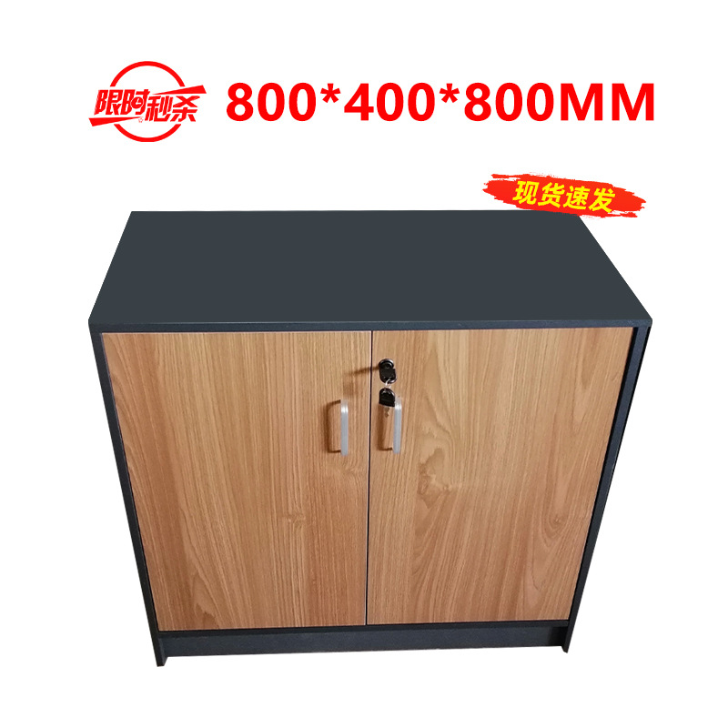 Black low cabinet