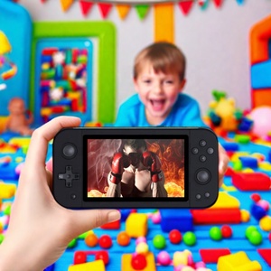 คอนโซลวิดีโอเกมแบบพกพา X51 5.1นิ้วเครื่องเล่นเกมมือถือคลาสสิกย้อนยุคพร้อมตัวเลียนแบบในตัว Wi-Fi สำหรับให้เป็นของขวัญ