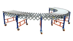 Rodillo transportador automatizado para almacén, sistema flexible de altura ajustable para ideas de pequeñas empresas - Product Image 2