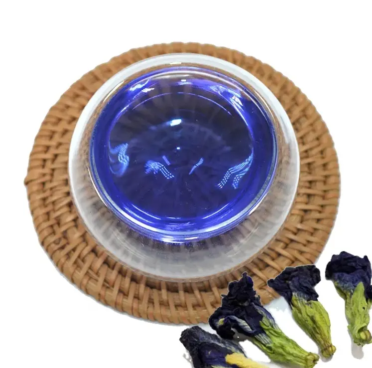 Fabricantes de té de mariposa azul orgánico natural al por mayor