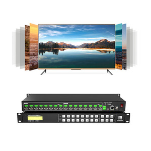 Kensence Conmutación rápida y fluida HD 4K RS232 TCP/IP Control EDID 8X8 Matriz de conmutación HDMI