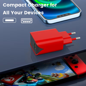 TKT 2025 Dual Port GaN Fast Charger Set 20W USB 3.0 PD Charger with Wall Charger and Cable OTP Laptops <strong>IPhones</strong> Quick Charging - Product Image 3