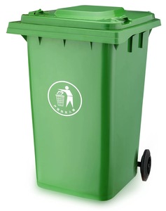 Lead the Industry Golden Supplier Bin Storage 240L 120L Contenedores de plástico HDPE Standing Bin Storage Contenedor de basura de diseño simple