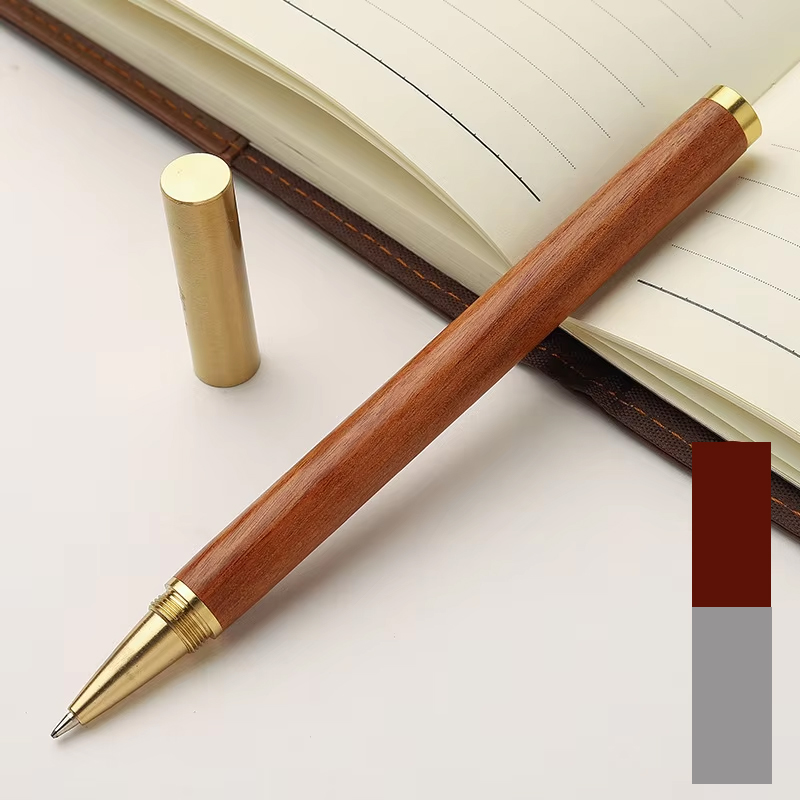 Stylo signature M016 en laiton et bois de santal