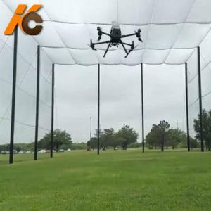 Factory HDPE knotted twine with 48mm mesh UV stabilised drone/<strong>UVA</strong> enclosure drop-in <strong>net</strong> drone barrier netting - Product Image 2