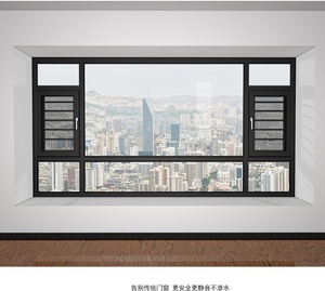 Factory Wholesale Tempered Glass Aluminum Casement <strong>Window</strong> High Quality <strong>Windows</strong> Direct From China Manufacturer - Product Image 4