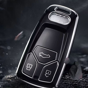 ฝาครอบเคสกุญแจรีโมตรถยนต์ทำจากซิลิโคนสำหรับรถ Audi A4 B9 A5 A6L A6 S7 S5 S4 8W Q7 4M Q5 TT ปลอกป้องกัน TPU แบบนิ่มอุปกรณ์เสริมที่ทันสมัย - Product Image 3
