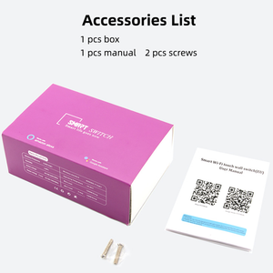 US Standard 1 Gang Light google <strong>Home</strong> Mobile Phone APP Control Wifi Voice Control Smart Touch Switch - Product Image 2