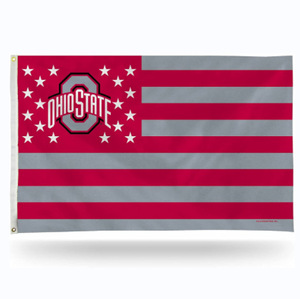 <strong>Ohio</strong> State Polyester 3x5 Foot Custom Size Flag Display Polyester 3ftx5ft Red <strong>Ohio</strong> State Flags Black - Product Image 6