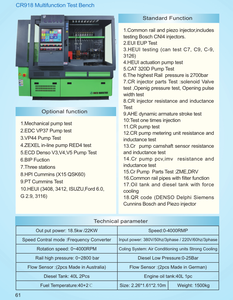 CR918すべてのコーディング機能ディーゼルインジェクターポンプテストベンチ - Product Image 4