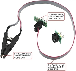 Ch341 Programmierer mit Clip Bios USB-Programm C341A Soic8-Clip 1. Speicheradapter-Brenner-Kit