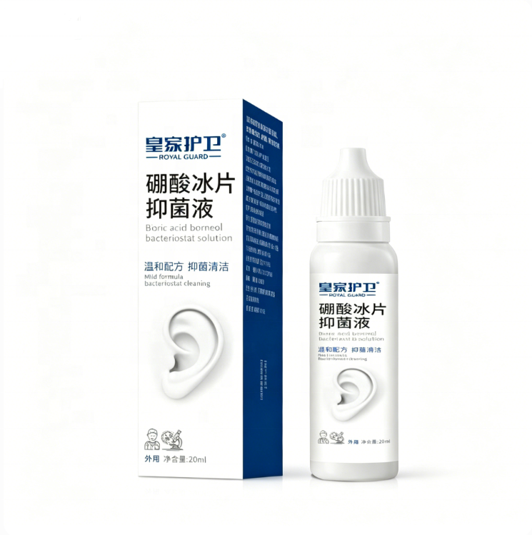 Boric acid bisabolol antibacterial solution
