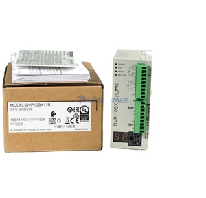 2チャネルアナログI/O内蔵DVP10SX11R 24V DC入力/出力モジュールオリジナル - Product Image 1