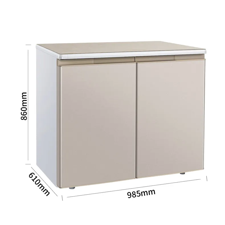 226L piccola attrezzatura verticale di refrigerazione commerciale del congelatore dello spuntino dell'acciaio inossidabile di 2 porte per il ristorante