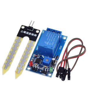 5V/12V Soil Moisture <strong>Sensor</strong> Relay <strong>Control</strong> <strong>Module</strong> Below the Humidity Start Switch Automatic Watering - Product Image 1