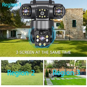 Akıllı AI hareket algılama Pro Pro güneş kamera 30x Zoom 4g Sim kart güneş 360 derece Cctv 3 çift Lens kamera - Product Image 5