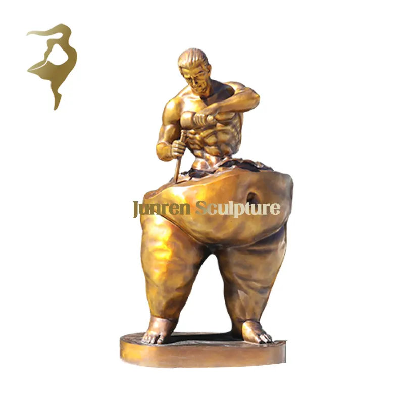 Figura religiosa al aire libre tamaño real estatuas de bronce de latón de cobre de Dios Jesucristo