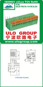 Phosphor bronze Pin header 12 milímetros pcb bloco <span class=keywords><strong>terminal</strong></span> 412 <span class=keywords><strong>openwise</strong></span>