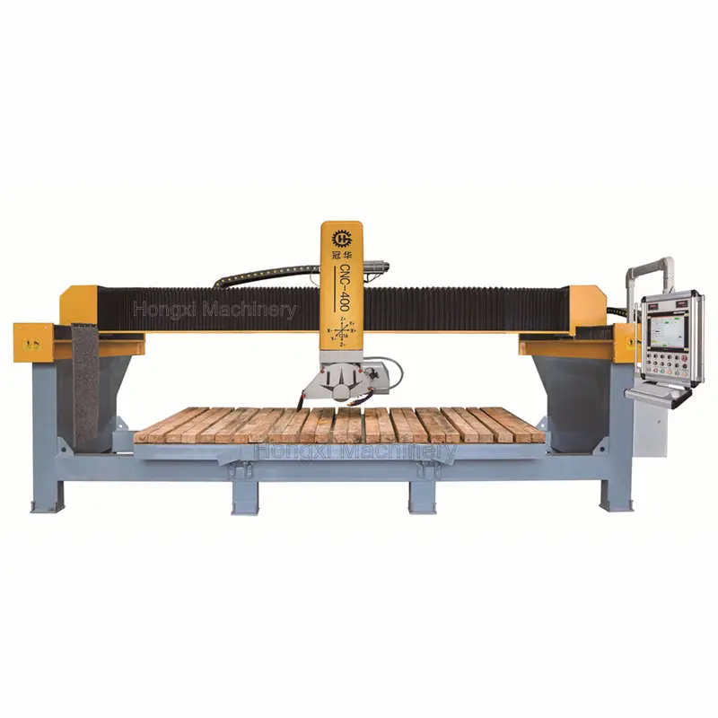 Nueva máquina cortadora de piedra CNC tipo C, encimeras de cocina de cuarzo de granito de mármol con motor esencial, engranaje de motor PLC