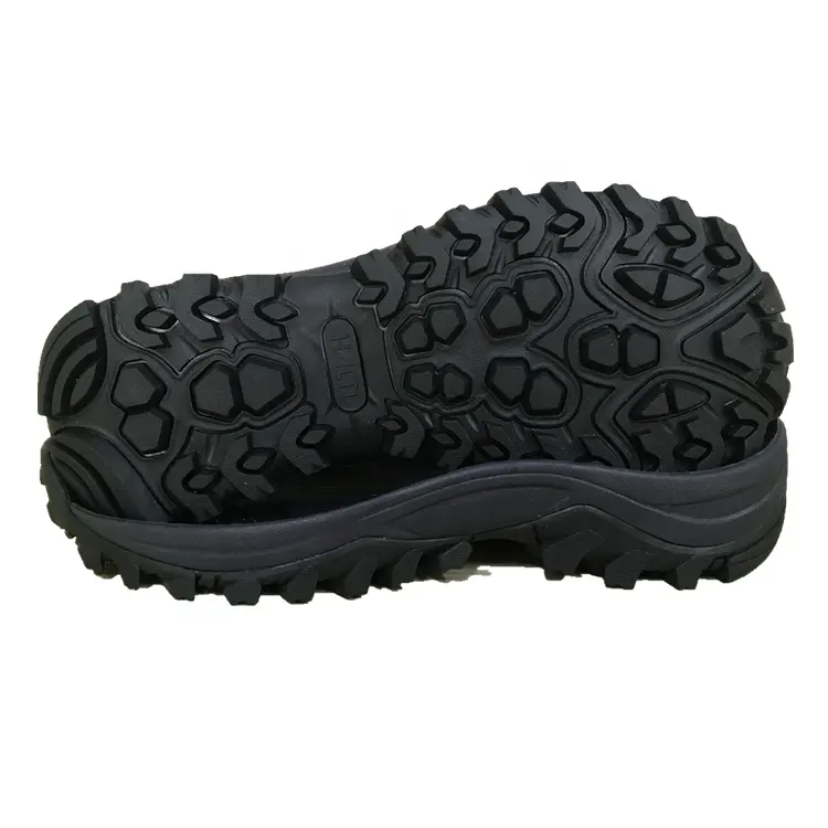 Suelas de zapatos de goma eva para hombre, antideslizantes, negras, de último diseño