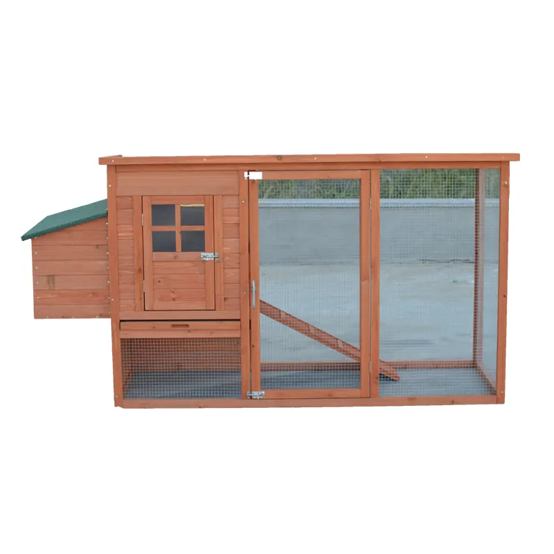2024 Hot Selling Design Outdoor Poultry Hen Cage Wooden Pet Small Animal Cage Rabbit Hutch Large Wood Chicken Coop House