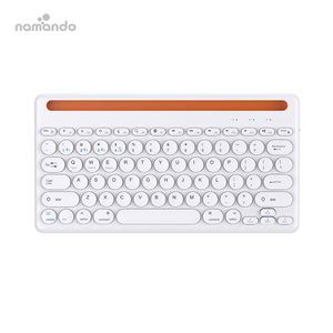 Card Slot BT <strong>Keyboard</strong> <strong>for</strong> Tablet and Phone Multi <strong>Device</strong> Wireless <strong>Keyboard</strong> <strong>for</strong> iPhone iPad <strong>Android</strong> Tablet <strong>Keyboard</strong> with Stand - Product Image 1