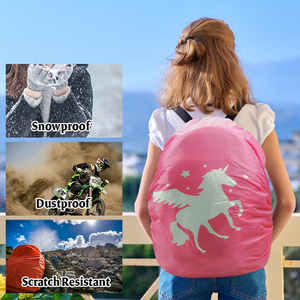 Multi-colors Rainproof Hiking Bag <strong>Cover</strong> RPET Waterproof School Backpack <strong>Rain</strong> <strong>Cover</strong> with Reflective Logo - Product Image 2