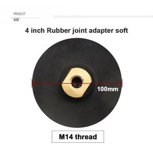 4 Inch/100mm Super Soft Flexible Diamond Polishing <strong>Pads</strong> Base Rubber Back Holder <strong>Backer</strong> <strong>Pads</strong> Hook and Loop Back-<strong>Up</strong> <strong>Pads</strong> - Product Image 5