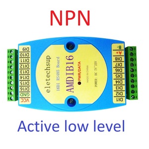 DC 9V 12V 24V 16DI NPN PNP Módulo de entrada digital RS485 3KV Comunicación aislada MODBUS RTU PLC Placa de expansión - Product Image 5