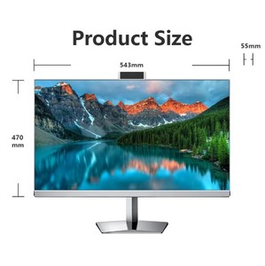 Tutto in uno Desktop Computer monoblocco CPU I5 4590 con 23.8 pollici FHD Display LCD 16GB DDR3 RAM e 512GB SSD - Product Image 5