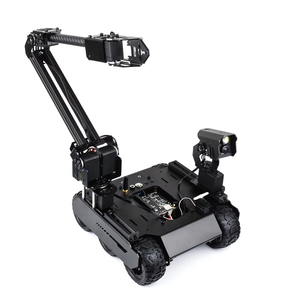 6 Wheels <strong>Raspberry</strong> <strong>Pi</strong> <strong>Robot</strong>/Car, Flexible and Expandable 6x4 Off-Road UGV, with Extension Rails and ESP32 Slave Computer - Product Image 1