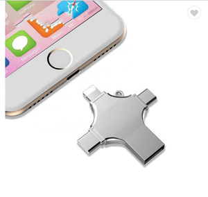 Fabrik preis Hochgeschwindigkeits-USB-Flash-Laufwerk 4 In 1 Typ C Memory Stick 3.0 Ios Micro Android Otg Pen Drive 64GB 32GB 16GB - Product Image 3