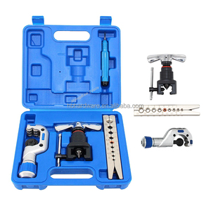 フレアリングツールキット68/9 10 12 16 19mm 1/4 "-3/4" HVACシングルフレアツール45度エキセントリックタイプ手動チューブフレアリングツールキット - Product Image 4