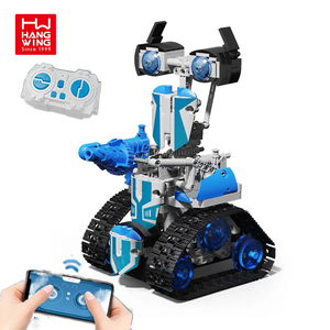 520PCS Dual-Mode-Fernbedienung Programmierung Star-Jagd Mecha Roboter Bausteine setzt Kinder DIY montiert pädagogische RC-Spielzeug - Product Image 1
