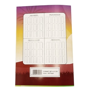 Bulk Customized Print Exercise Book A4 <strong>Cheap</strong> French Line School Notebooks Wholesale 200/100 Pages Notebook for Student <strong>Writing</strong> - Product Image 3