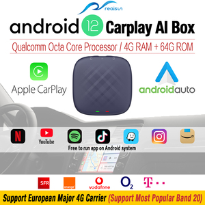 ワイヤレスCarplayAndroidオートドングルに配線されたAndroid12ビデオストリーミングマジックボックスCarplayAIボックス - Product Image 2