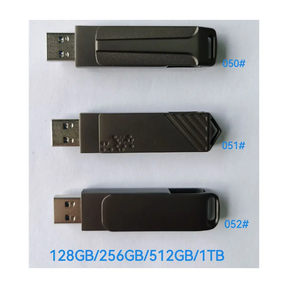 Pen drive USB de alta velocidade personalizado para SSD de estado sólido de 128 GB 256 GB 512 GB 1 TB