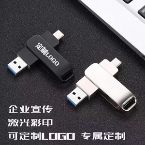 促销酷小工具2024 u盘金属旋转设计不同颜色可选闪存盘8 16 32 64 128 256gb - Product Image 1