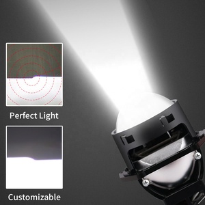 Daha parlak ve daha net aydınlatma tahribatsız montaj hızlı başlangıç için büyük projektör ile S3 3 inç LED far 5100 120W - Product Image 2