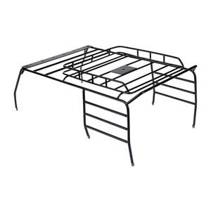 Metal portbagaj rulo kafes için 1/10 <span class=keywords><strong>RC</strong></span> Crawer eksenel SCX10 313MM dingil mesafesi Jeep Wrangler vücut kabuk - Product Image 1