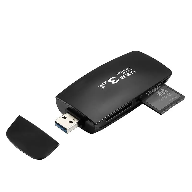 멀티 메모리 카드 리더 4-in-1 MINI SD TF MS CF 컴팩트 플래시 카드 리더 외부 어댑터 컴퓨터 카드 리더 USB 3.0