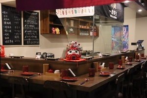 定做乡村风格实木吧台木制桌面商用木制柜台餐厅咖啡吧台面。 - Product Image 3