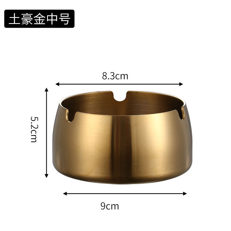 Medium ashtray (gold)