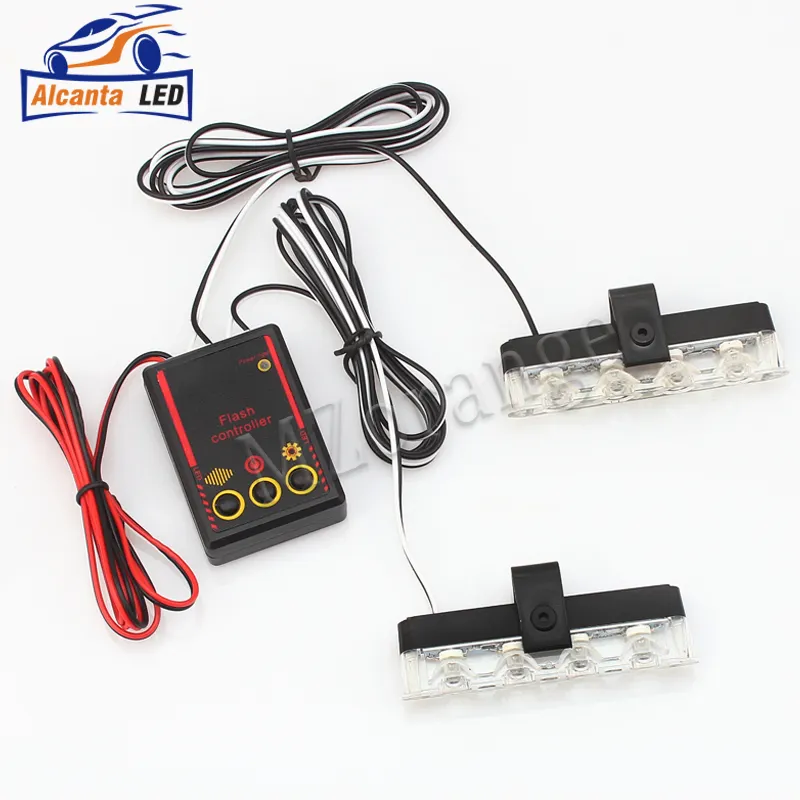 2x4 LED רכב משאית מהבהב מכוניות Strobe אזהרת אור אמבולנס חירום חניה מנורת DRL המכונית אור אחר אבזרים