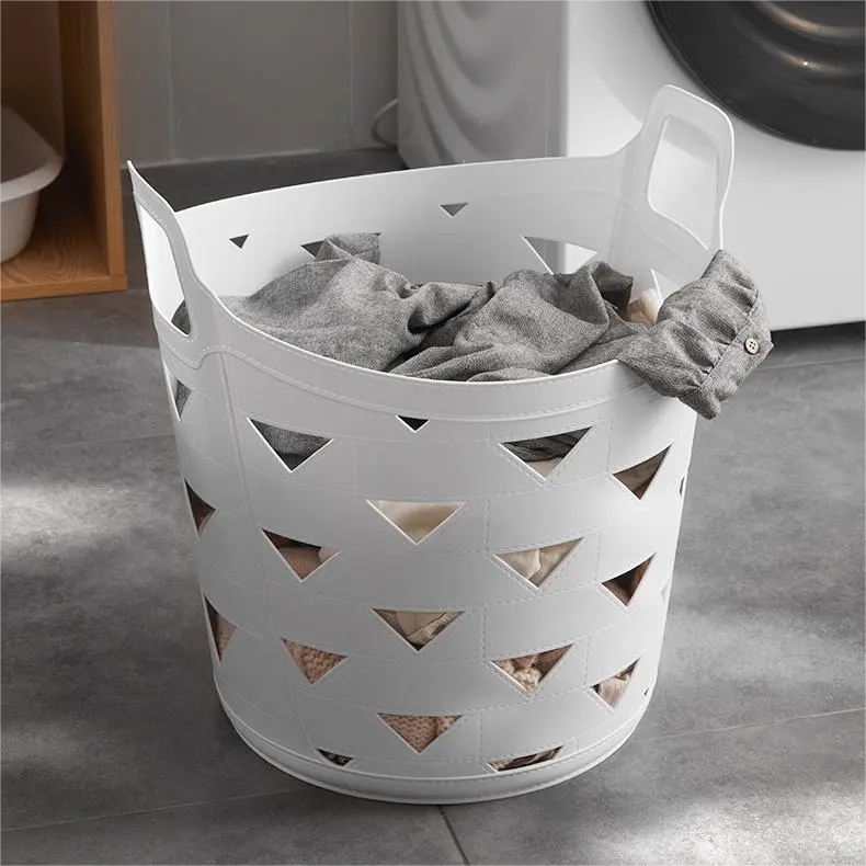 GREENSIDE New Arrival High Quality Stackable Moisture-proof Plastic Laundry Basket