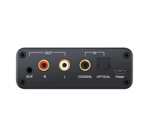 New 192kHz Digital to Analog Audio Converter+<strong>Headphone</strong> Amplifier Power Volume Control DAC Coaxial Stereo L/R RCA 3.5mm Adapter