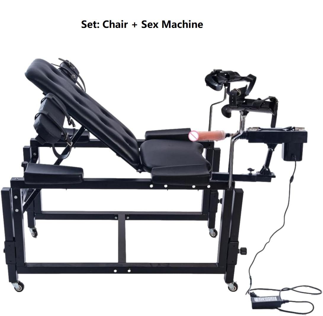 เก้าอี้สีดำ + เครื่องเพศ