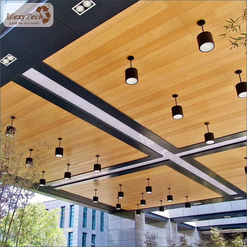 pop layout decorative wooden modern hall office false pvc panels ceiling design