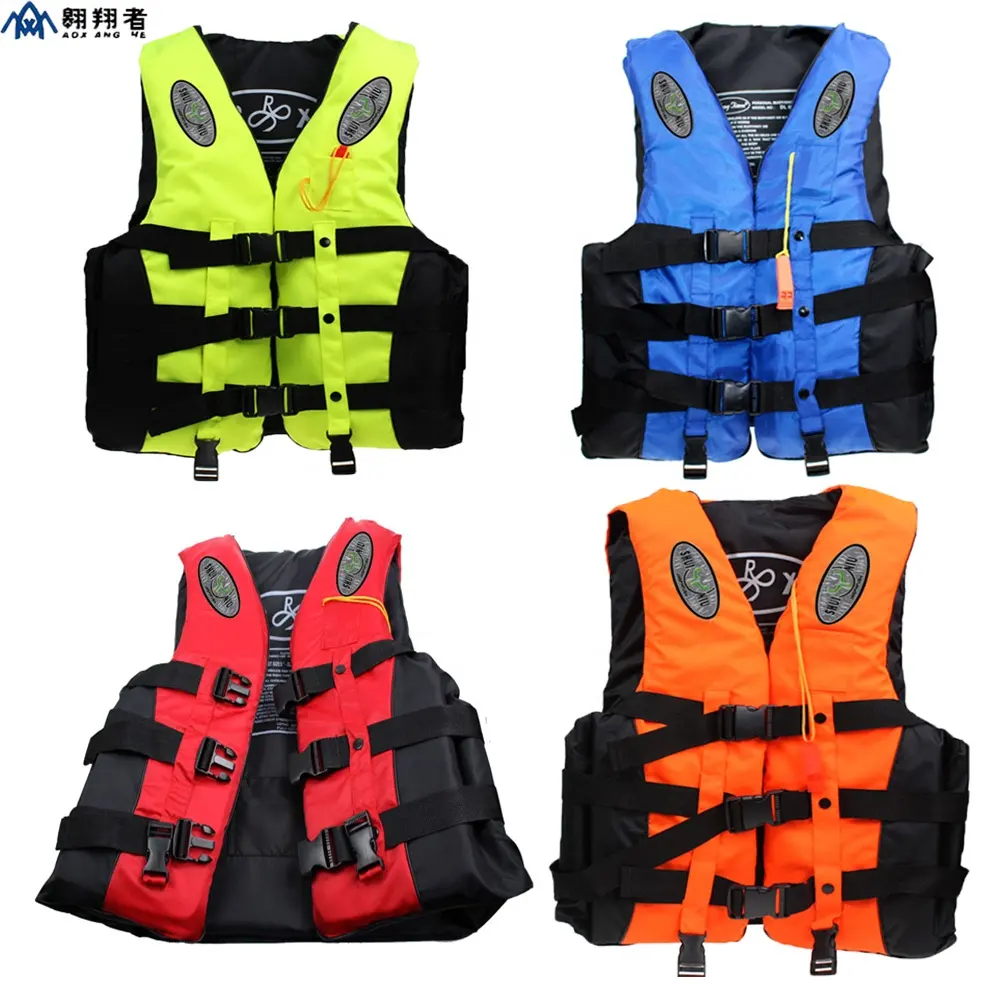 Groothandel Draagbare Mode Blauw Kind En Volwassen Kajak Varen Dunne Personaliseer Offshore Marine Emergency Life Vest Jacket